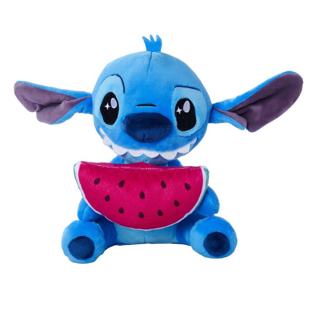 Stitch med vandmelon bamse 25 cm Stitch bamse 031331