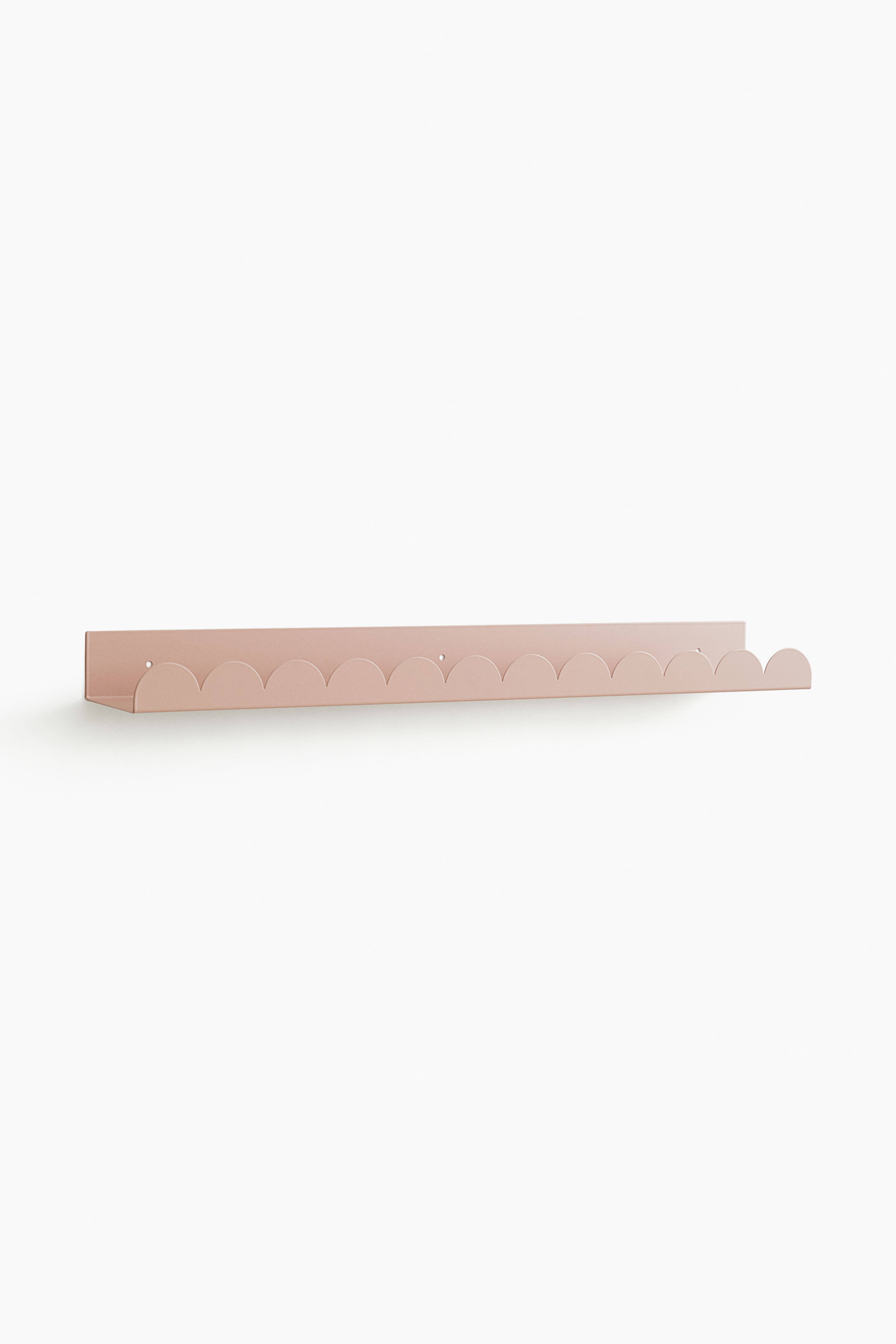 H&M Home - Vägghylla i metall - Dimrosa (one size)