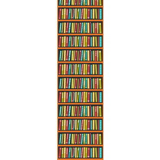 Full färgglada bibliotek tapeter