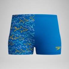 Infant Boys Learn to Swim Allover Aquashort Blue/Yellow