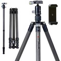 carbon fiber tripod shooting tripod for hunting mini tripod with ball head for phones and cameras T555R