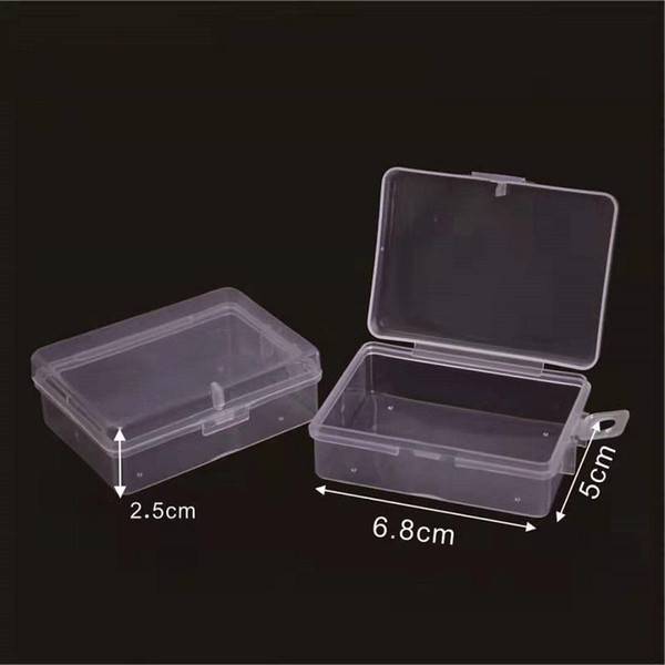 6.8*5*2.5cm Universal Small Packaging Storage Box Plastic Fishing Bait Box