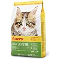 JOSERA Kitten grainfree (1 x 2 kg) | getreidefreies Katzenfutter mit Lachsöl | Super Premium Trockenfutter für wachsende Katzen | 1er Pack