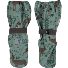 Lindberg Vattholma Rain Mitten Sportswear Green/Brown - 1-2 Year