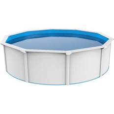 Nouvo Pool de Luxe II Ø 460 x 120 cm, Weiß/Blau