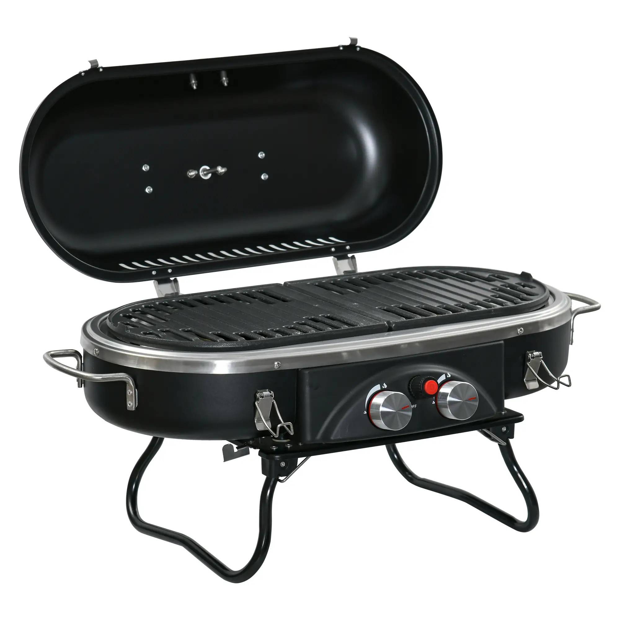 Portabel Gasgrill 2,34 kW – Hopfällbar