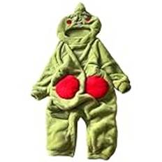 Lzrong Unisex vuxen plysch onesie, onepiece pyjamas mob psycho 100 cosplay groppyjamas set, loungewear nattkläder, presenter för män, Dimple, XL