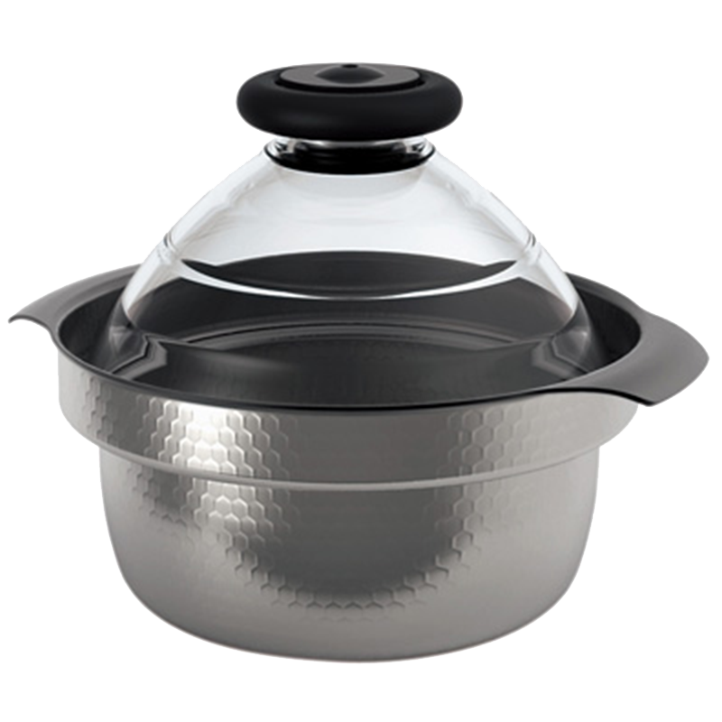 IH Stainless Steel Rice Cooker with Glass Lid