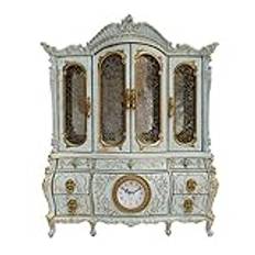 Smyckeskrin Vintage smyckeskrin Smyckeskåp med lådor Musikalisk Ballerina Smyckeskrin för flickor och små flickor Present smyckeskrin Organizer (Färg: Smyckeskrin B)