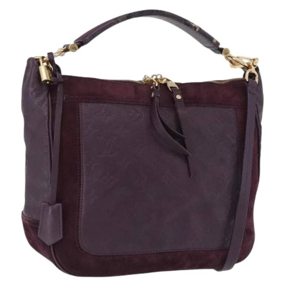 Louis Vuitton Vintage Pre-owned Audacieuse PM Skuldertaske - Vintage - Dame - Lilla - ONE SIZE - Uld