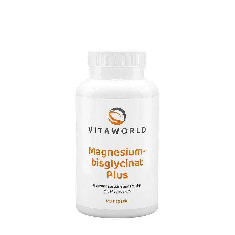 Vitaworld - Magnesiumbisglycinat Plus 120 Kapslar