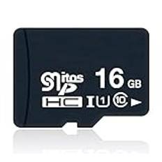 Micro SDHC Ultra RapideU1-kort, klass 10 16GB (16 GB)