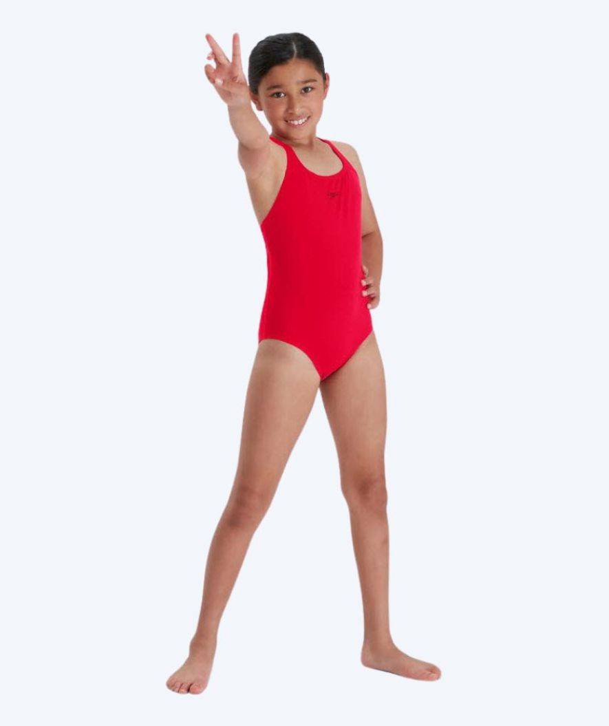 Speedo baddräkt för flickor - Endurance Medalist - Röd - Badkläder flicka