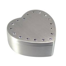 Smyckeskrin "Hjärta med Swarovski" - DaCapo