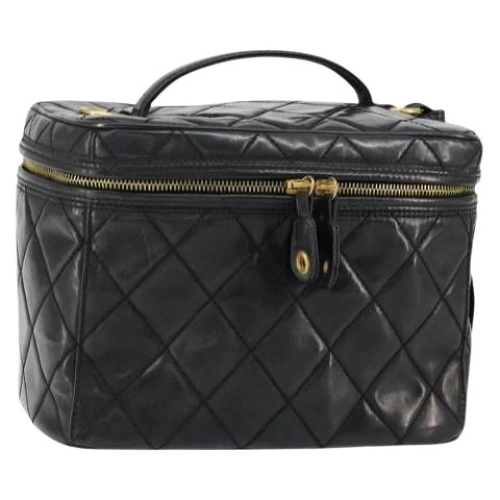 Chanel Vintage Pre-owned Taske i Belagt Canvas - Vintage - Dame - Sort - ONE SIZE -