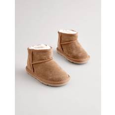 Next Brown Warm Lined Suede Boots