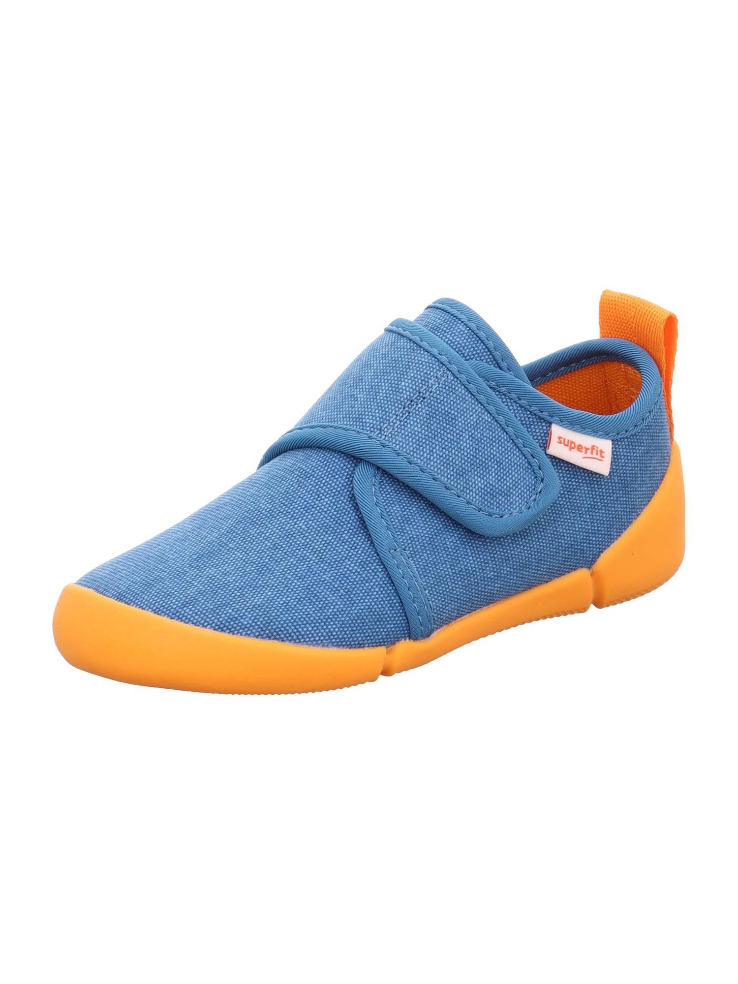 SUPERFIT Innesko 'VENTI' blå denim / neonorange