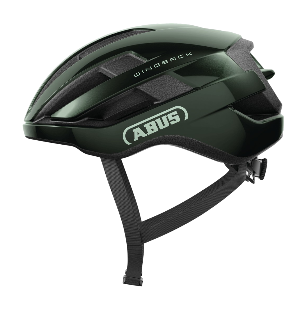Cykelhjälm ABUS WingBack - Moss green-S (51-55 cm)