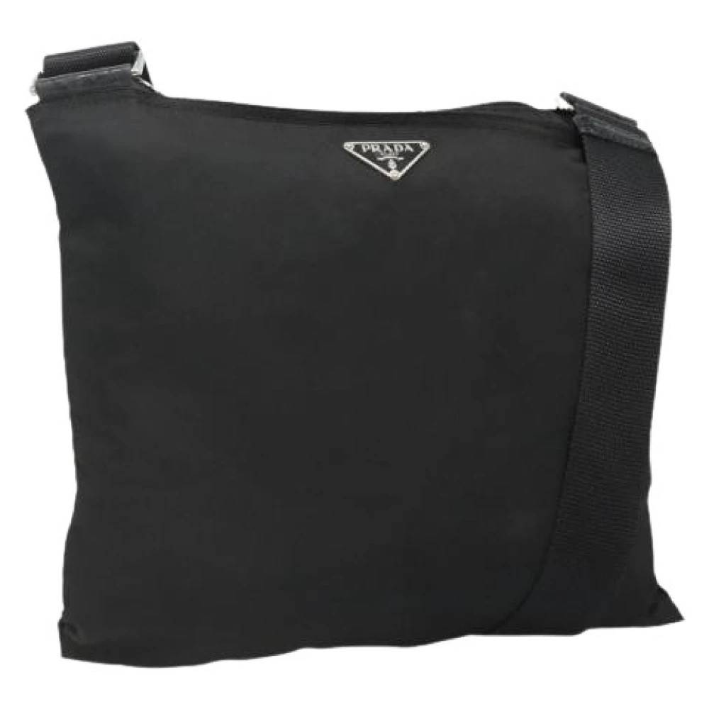 Prada Vintage Pre-owned nylon prada-tasker - Vintage - Dame - Sort - ONE SIZE - Nylon