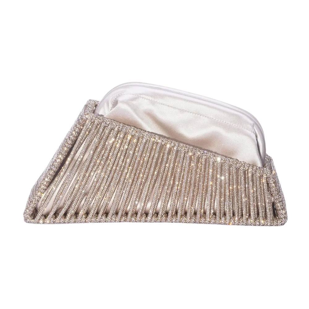 Hibourama, Tasker , Dame, Gul, ONE SIZE, Satin, Clutch Rock