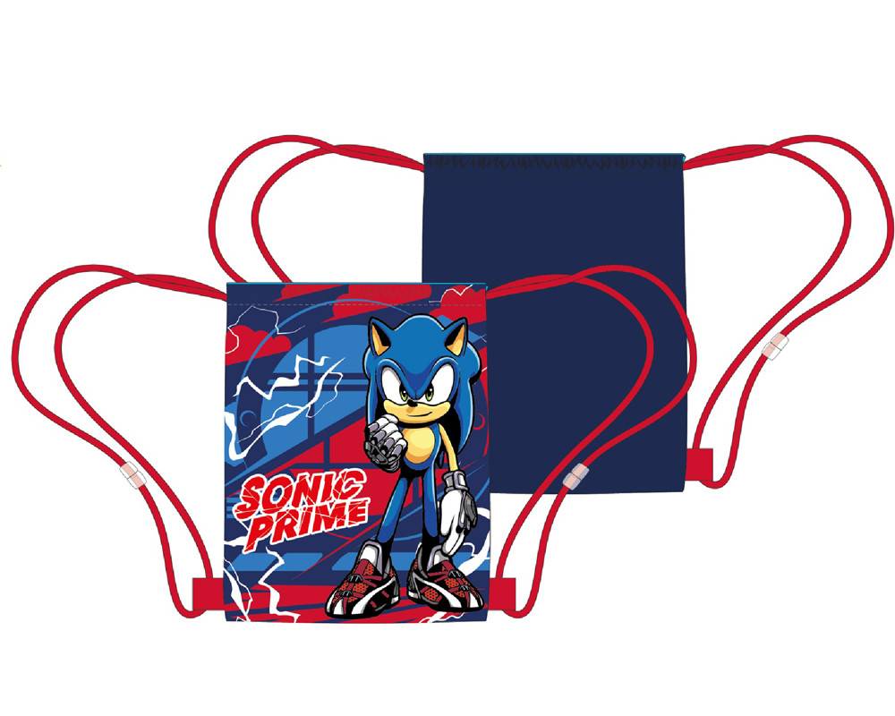 Sonic the Hedgehog Prime sportväska, gymväska 40 cm