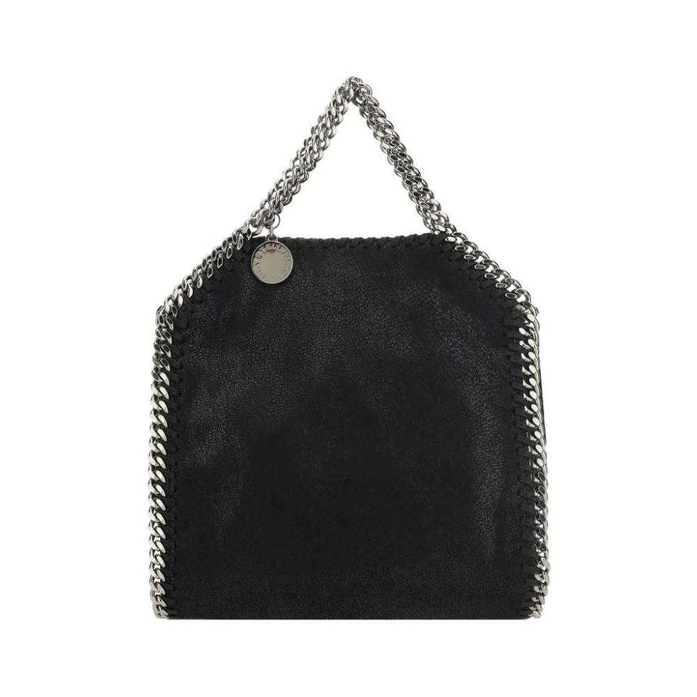 Stella McCartney Falabella Tiny Tote Bag - Tasker - Dame - Sort - ONE SIZE - Bomuld
