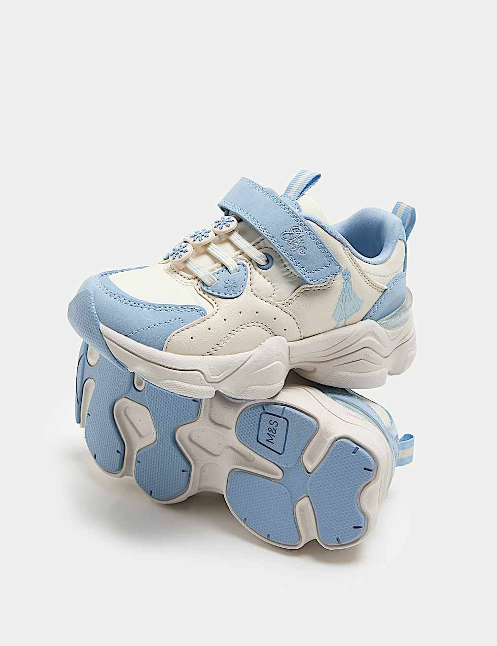 Kids' Suede Disney Frozen™ Riptape Trainers (4 Small - 13 Small)
