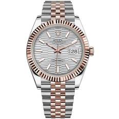 Rolex Herrklocka 126331-0018 Datejust 41 Silverfärgad/18 karat