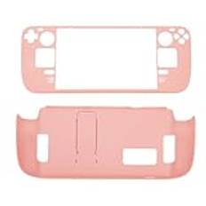 Steam Deck Skyddsfodral, Steam Deck Kickstand Cover, Game Console Kickstand Fodral för (Rosa rosa)