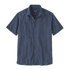 Back Step Shirt - Rainfall Plaid: Stone Blue - Herr