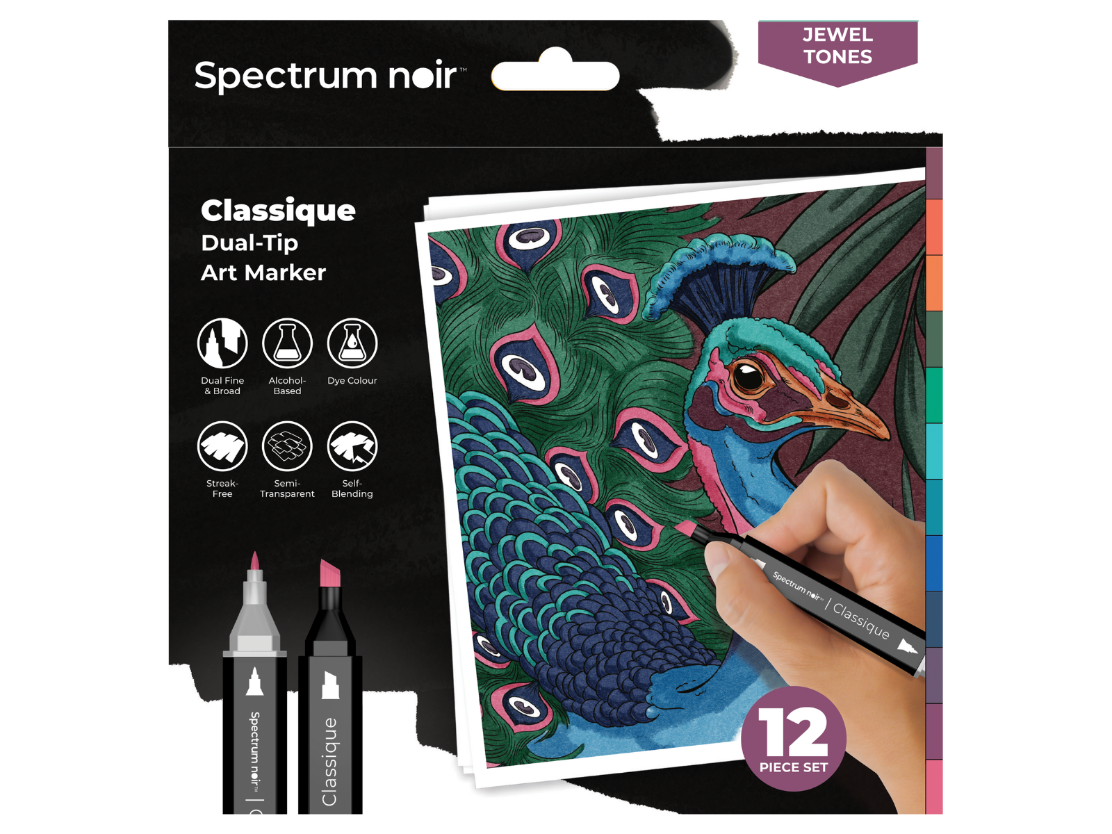 Spectrum Noir-Classique 12pc-Jewel Tones