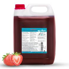ICE BÄR Slush Sirup 12 fruchtige Sorten 5 Liter Konzentrat AZO FREI | Geschmack Erdbeere | Slushy Maker Ice für Eis Maschine zum Selbermachen Getränkesirup