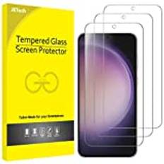 JETech Skärmskydd för Samsung Galaxy S23+ / S23 Plus 5G 6,6 Tum, Screen Protector Härdat Glas Film, Fingeravtryck ID Kompatibel, HD Klar, 3-Pack