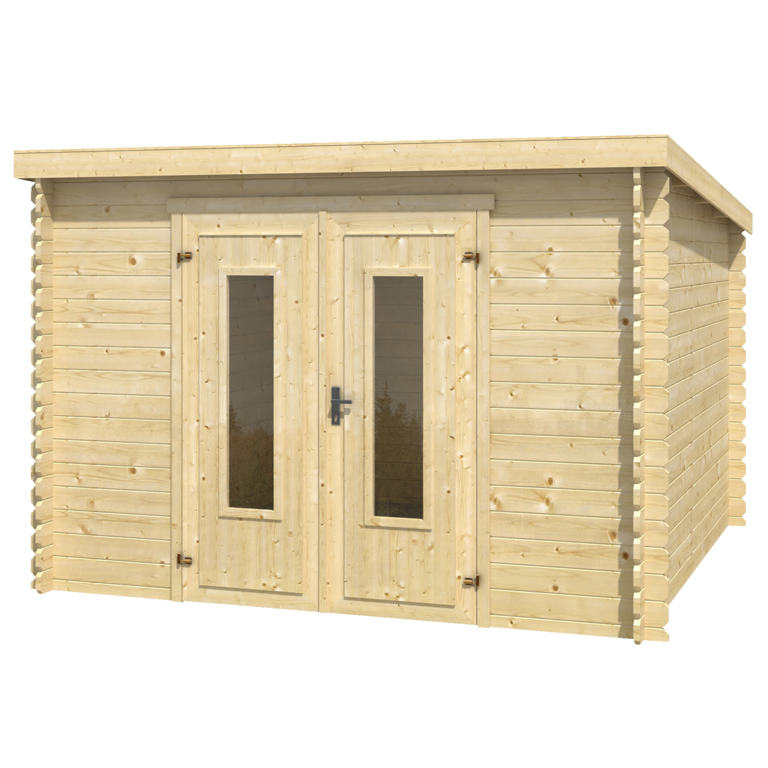Sacramento hytte/redskabsrum med dobbeltdør, 8,2 m²