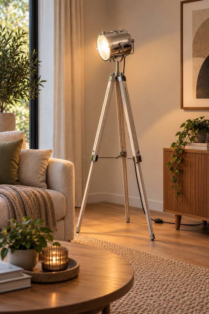 Studio tripod gulvlampe.