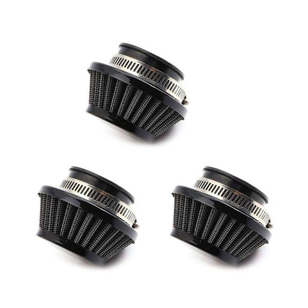 3pcs 42MM Air Filter for 47Cc 49Cc Super Pocket Bike Upgrade Kit Dirt Bike Atv Quad Aluminium Air Filter Black
