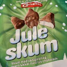 Carletti Juleskum Vanilije/Lys Chokolade 130 g.