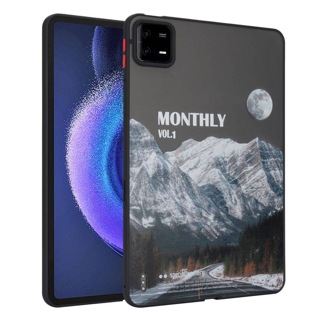 Xiaomi Pad 6 / Pad 6 Pro mønster cover - Highway Snow Mountain