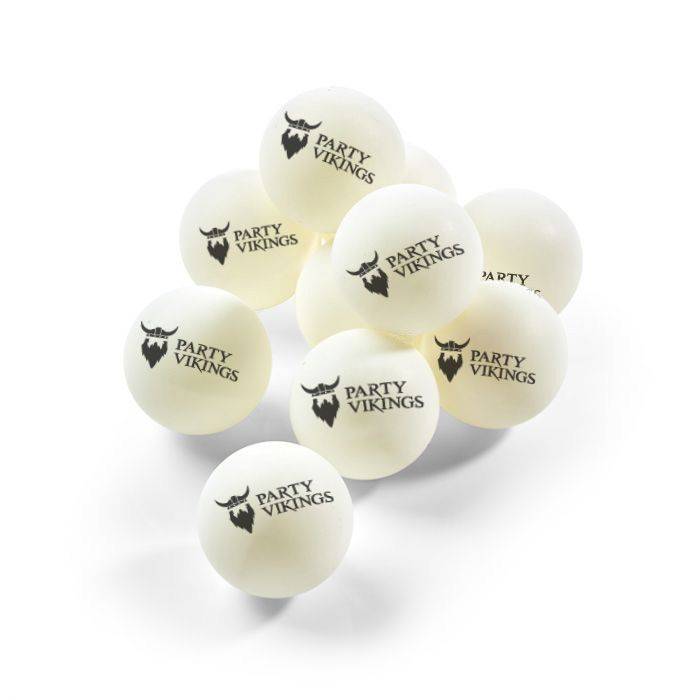 Beer Pong-bollar 10x PartyVikings - 40 mm