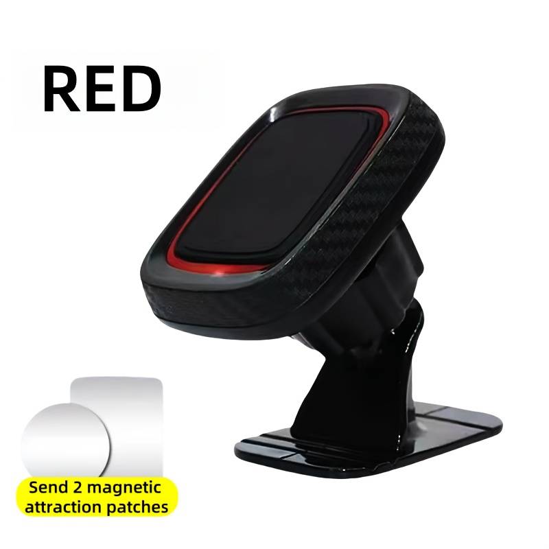 Car Magnetic Phone Holder, [super Strong Magnet] 360 ° Rotating Car Phone Holder, Foldable Dashboard Magnetic Car Phone Holder, Suitable For Iphone,, Xiaomi!