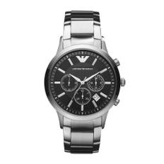 Emporio Armani Renato med sort skive med chronograph