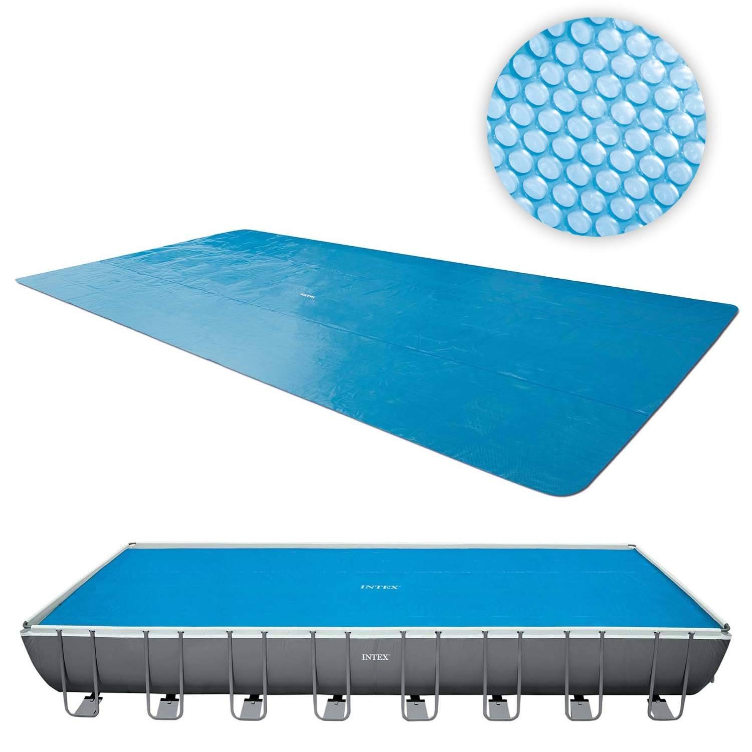 Solcellebassin til pool 975x488 cm – Varmer og beskytter