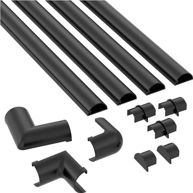 D-Line Trunking kabelkanal (1m, sort)