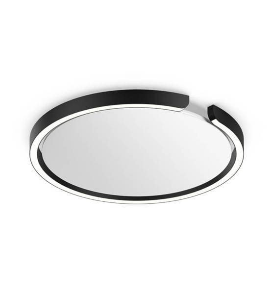 Occhio Mito soffitto 40 smal væg- og loftlampe m/air, mat sort