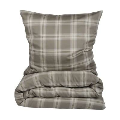 CASA Living Tern Sengetøj - B 140 x L 220 cm - Bomuld - Jord