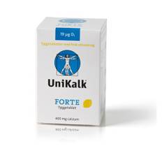 Unikalk Forte Tyggetablet Citrus - 90 tab