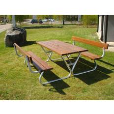 Eden Wood Robust EW 0909-06180 Picknickbord med ryggstöd
