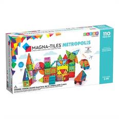 Magna Tiles - 110 stk transparent Metropolis