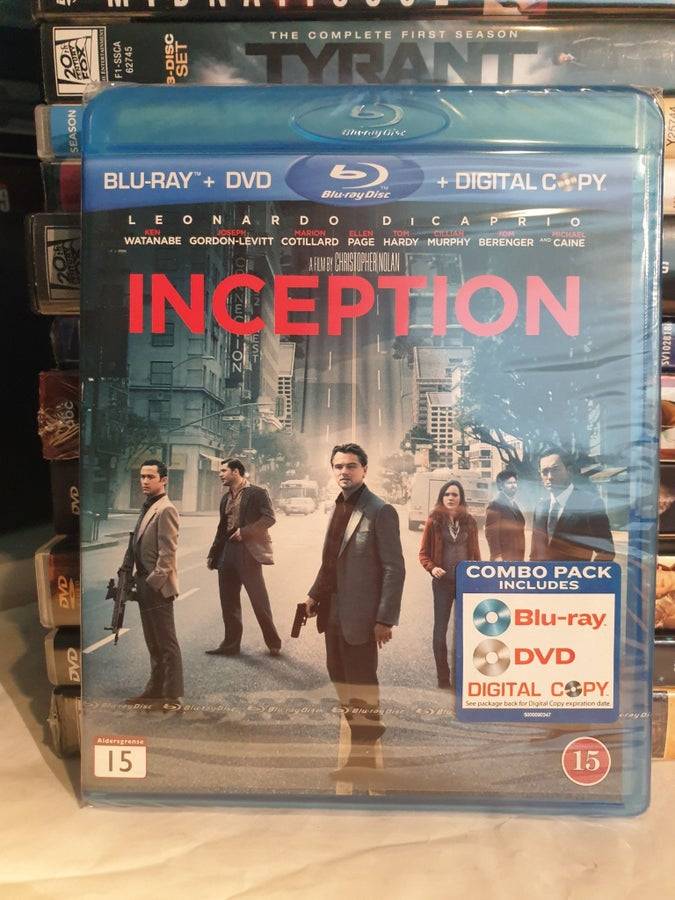 Inception (Blu-ray + DVD) Inplastad