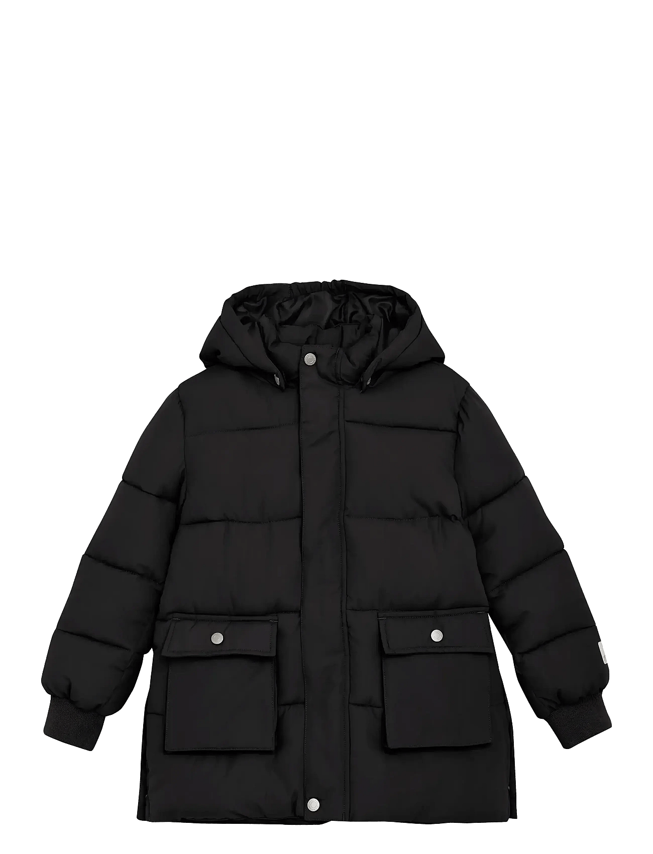 MINYMO Quilted Long Jacket | Black | 116